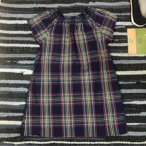 Hanna Anderson Blue Plaid Smocked Dress 5